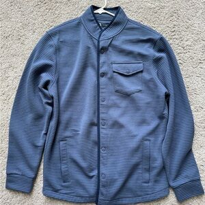 Onward Reserve Men's Blue Cloud Quilt Button-up Jacket